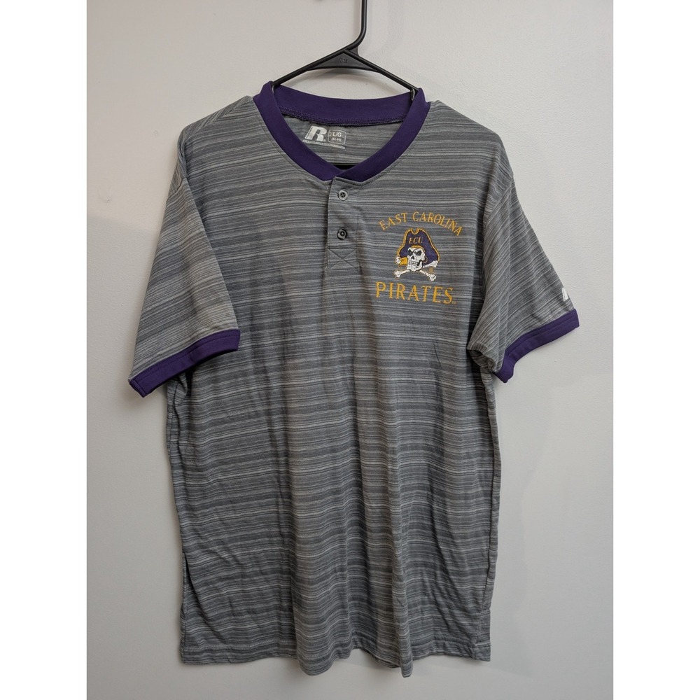 C9‎ Russell ECU East Carolina Pirates Purple Logo T Shirt Mens large